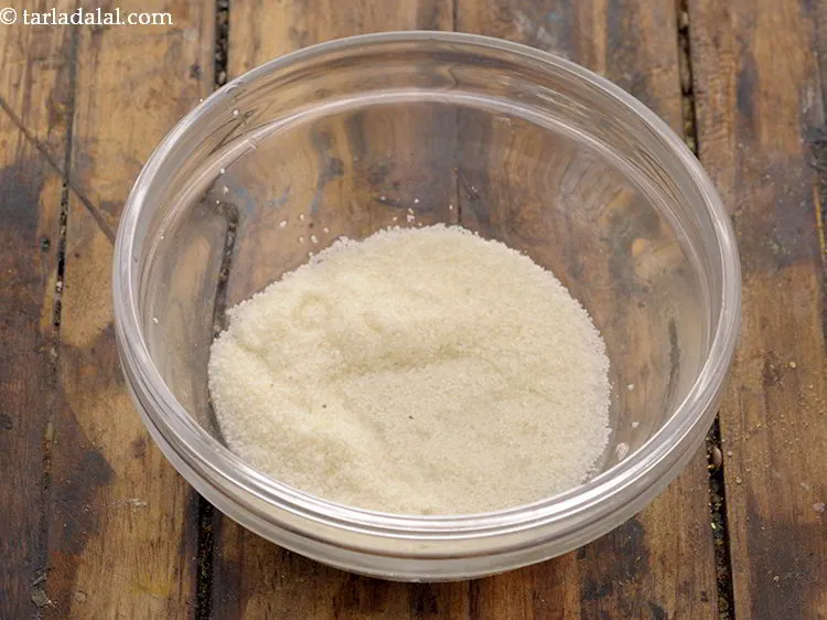 Step 2 – Add 1 tbsp of water in a bowl.