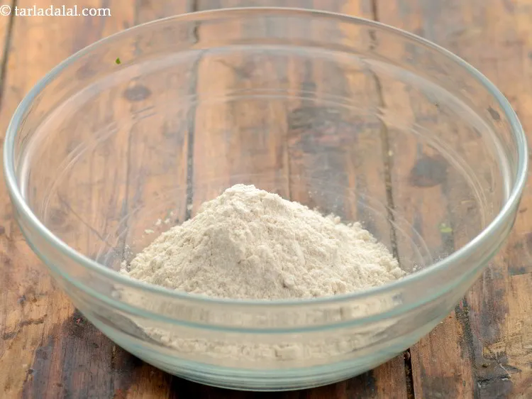 Step 2 – For preparing the&nbsp;<strong>baked papdi |&nbsp;baked puris |&nbsp;homemade baked papdi | healthy baked&nbsp;puri |</strong>&nbsp;dough, in a …