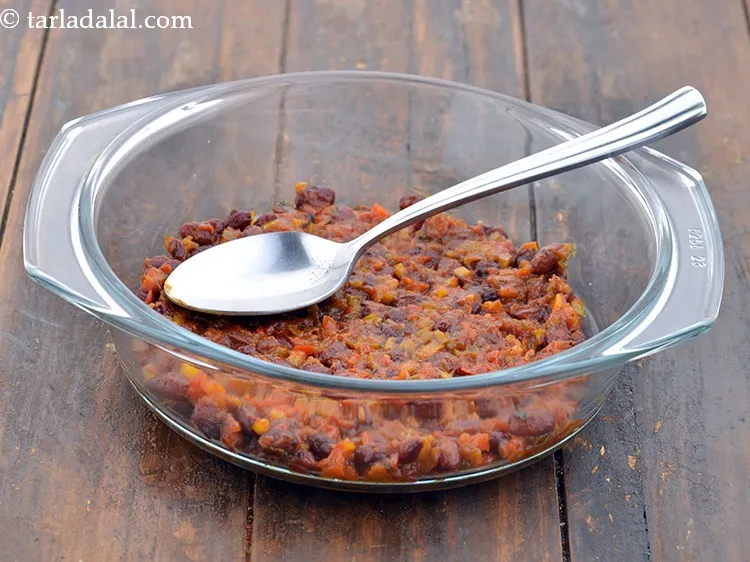 Step 61 – To make <strong>baked rajma and macaroni with cottage cheese balls recipe | baked macaroni and …