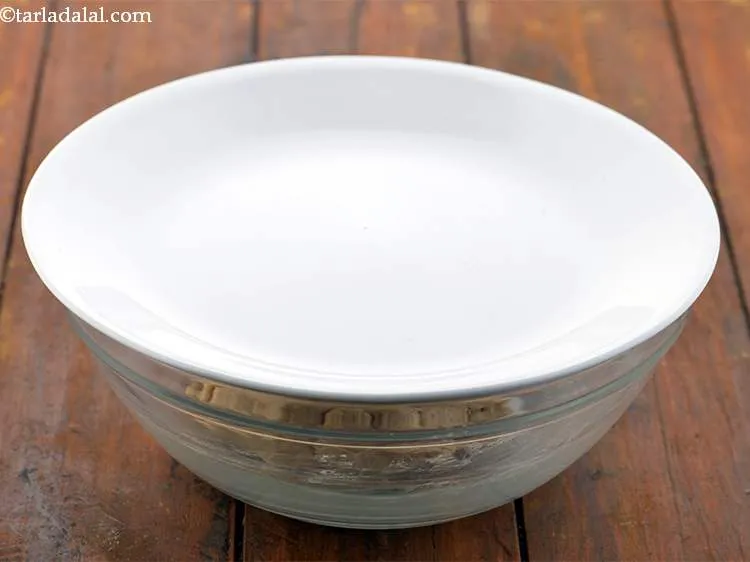 Step 8 – Keep aside covered for 15 minutes. Make use of a lid or damp cloth to …