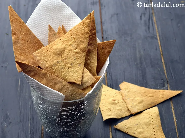 Step 21 – Cool and serve&nbsp;<strong>baked tortilla chips recipe | oven baked nacho chips | healthy tortilla chips …