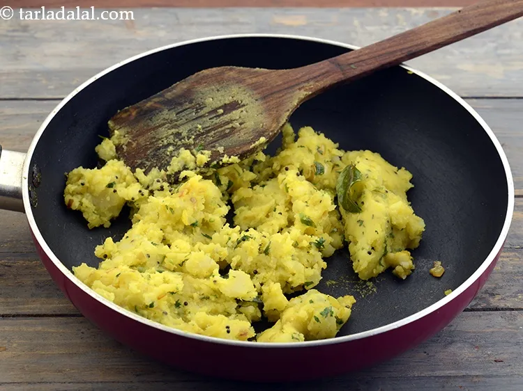 Step 35 – Mix well and cook on a medium flame for 1 to 2 minutes, while stirring …