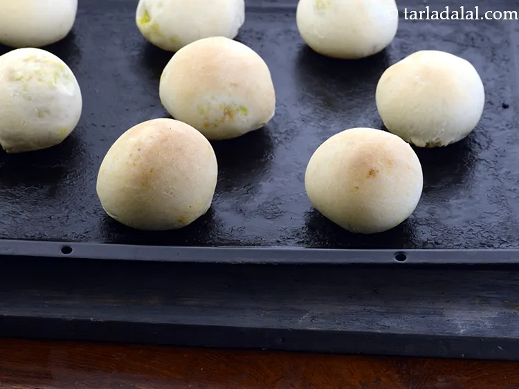 Step 49 – Remove the muslin cloth and bake them in a pre-heated oven at 200&deg;C (400&deg;F) for …