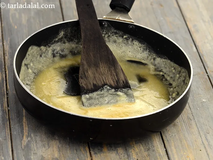 Step 5 – While making spinach sauce, after adding the plain flour remember to saut&eacute; continuously to avoid …