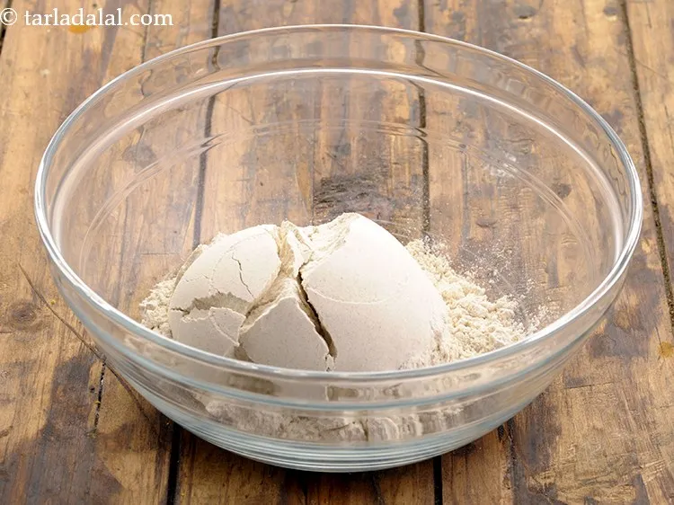 Step 1 – To make&nbsp;<strong>baked whole wheat puri recipe | whole wheat masala puri | healthy baked papdis …