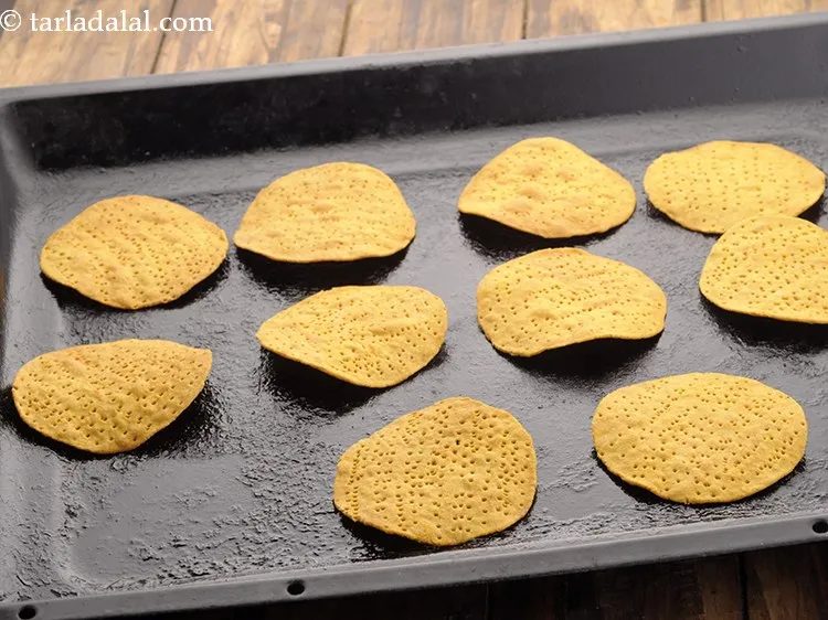 Step 16 – Pricking ensures that the puri won&rsquo;t puff up and you will get crispy puri after …