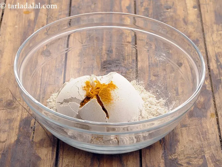 Step 2 – Add turmeric powder.