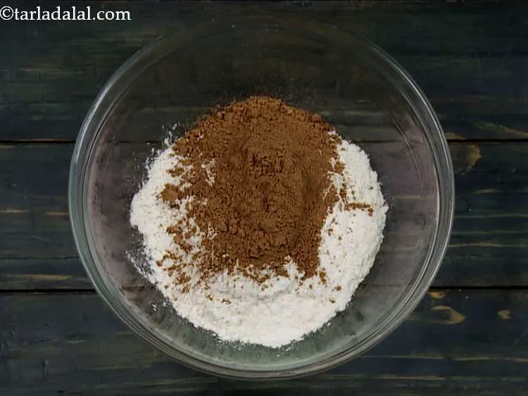 Step 5 – Add the cocoa powder. The chocolaty flavour is due to the addition of cocoa powder.