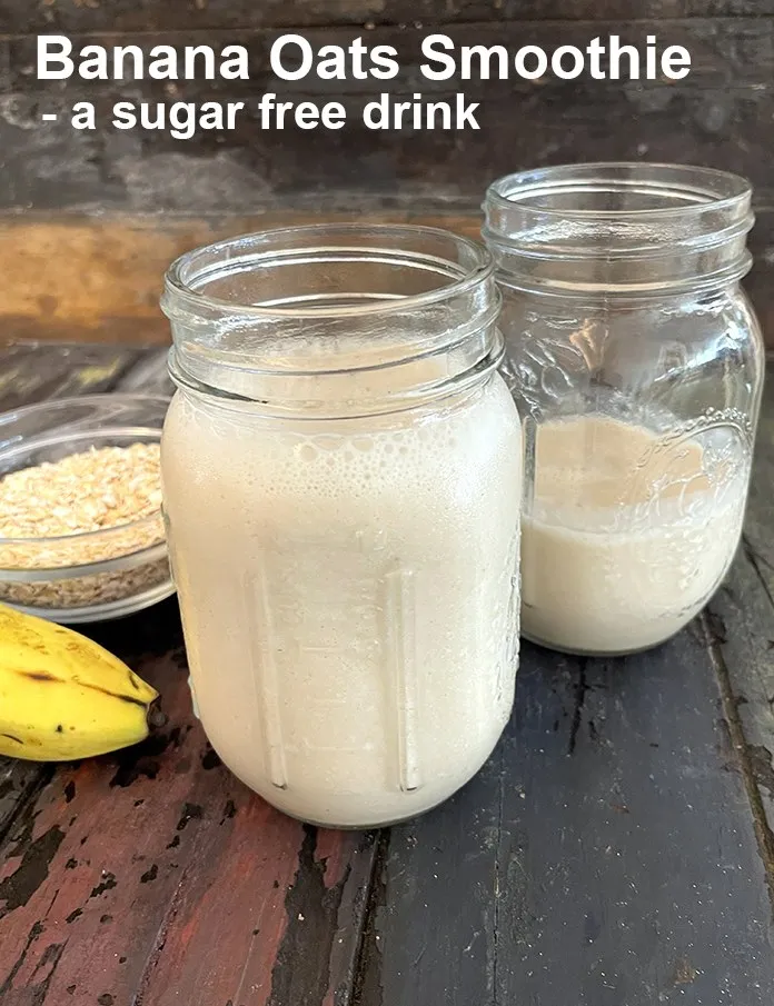 स्टेप 26 – <strong>बनाना ओट्स स्मूदी - एक शुगर फ्री ड्रिंक।&nbsp;</strong>