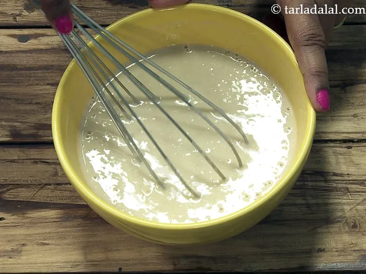 Step 6 – Mix well using a whisk and our pancake batter is ready. For flavoring the <strong>banana …