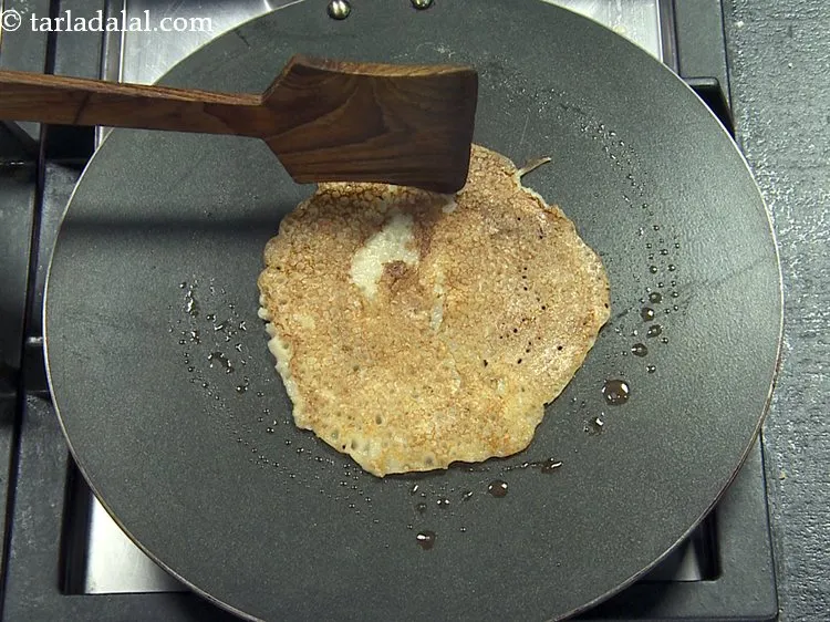 Step 10 – Flip and cook until it turns golden brown in color from both the sides.