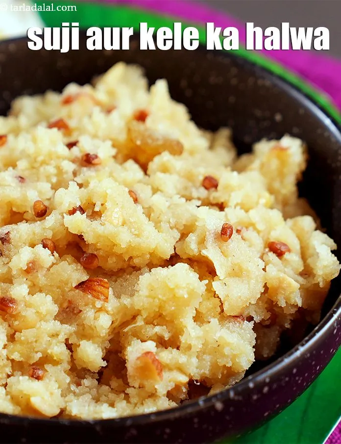 Step 17 – Serve the<strong> banana sheera </strong>warm.