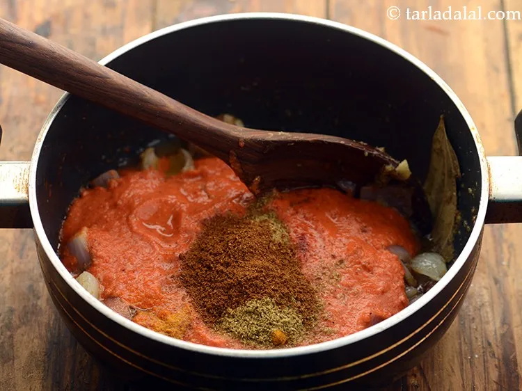 Step 22 – Add garam masala.