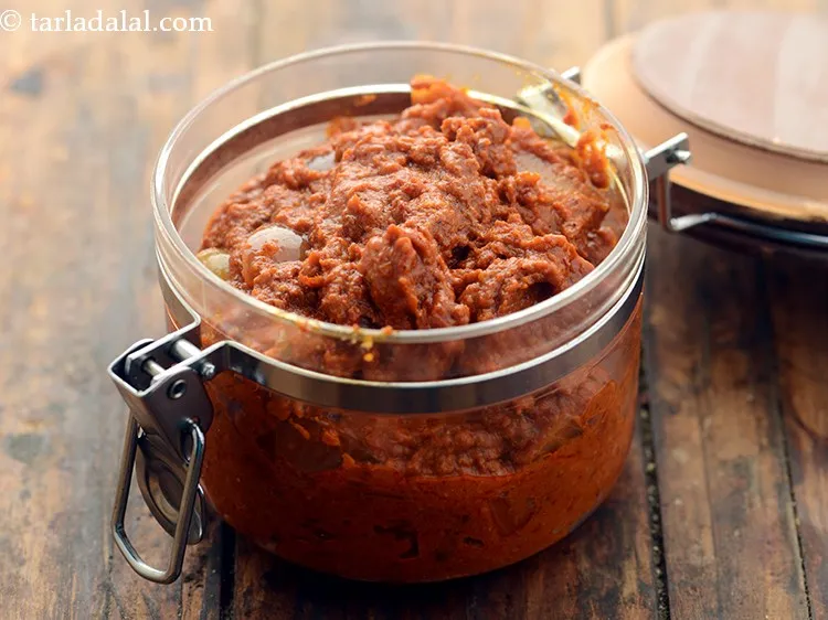 Step 27 – Use <strong>Kolhapuri gravy</strong> as required or cool completely and store in an air-tight container in …