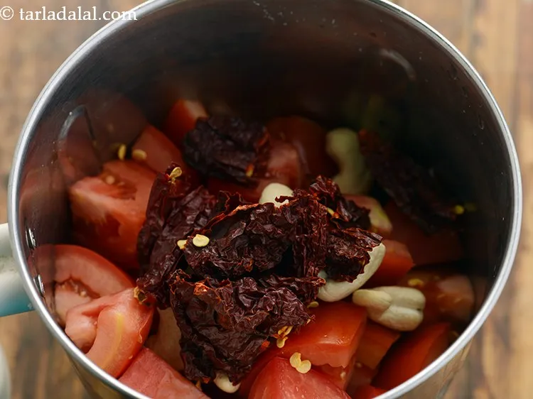 Step 4 – Add Kashmiri red chillies. Kashmiri red chillies give a fiery red colour with spicy hint …