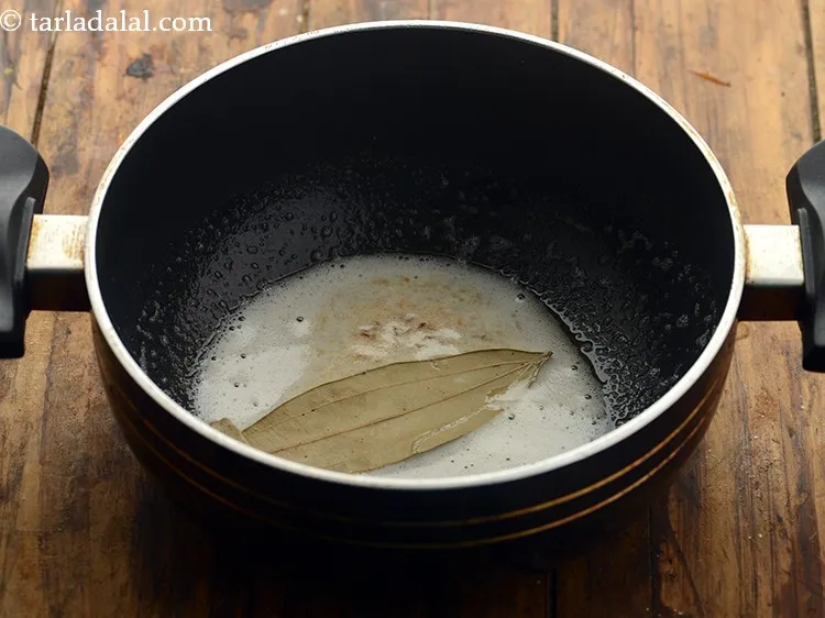 Step 9 – Add bay leaf.