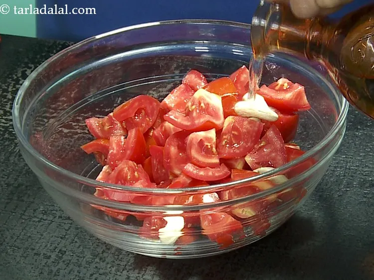 Step 4 – Pour &frac12; cup of water.