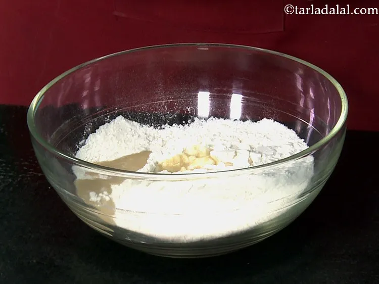 Step 35 – Add yeast-water mixture.