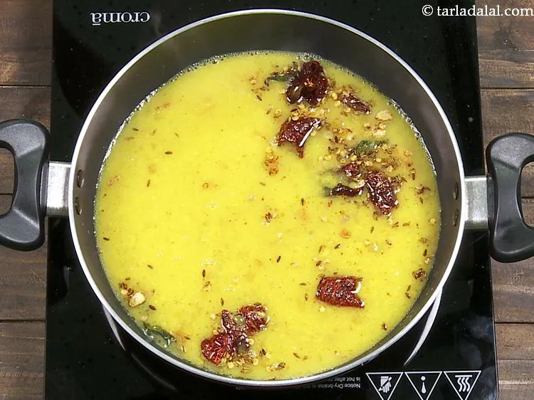 Step 20 – Add dal mixture.