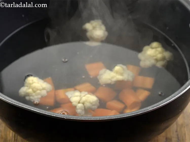 Step 7 – Add the carrots. You can add any amount of vegetables but, just&nbsp; make sure to …