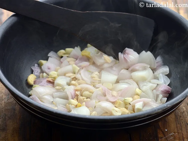Step 8 – Mix well and cook on a medium flame for 8 minutes or until the onions …