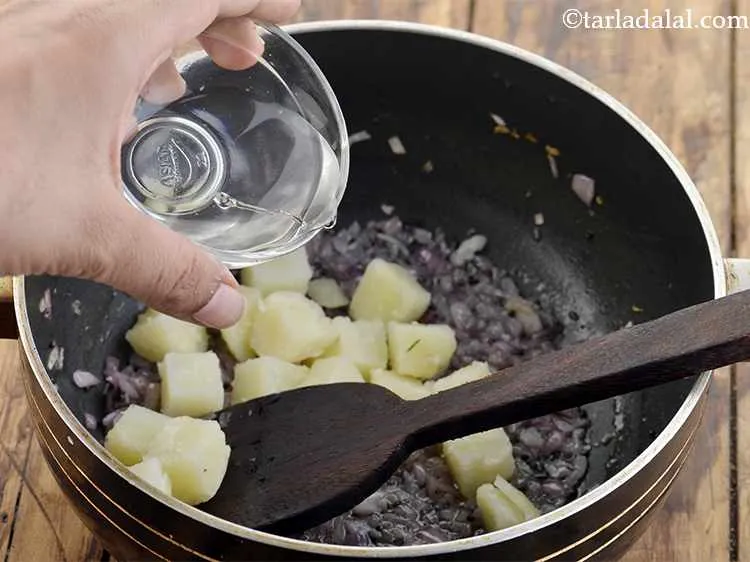 Step 5 – Add 2 tbsp of water.