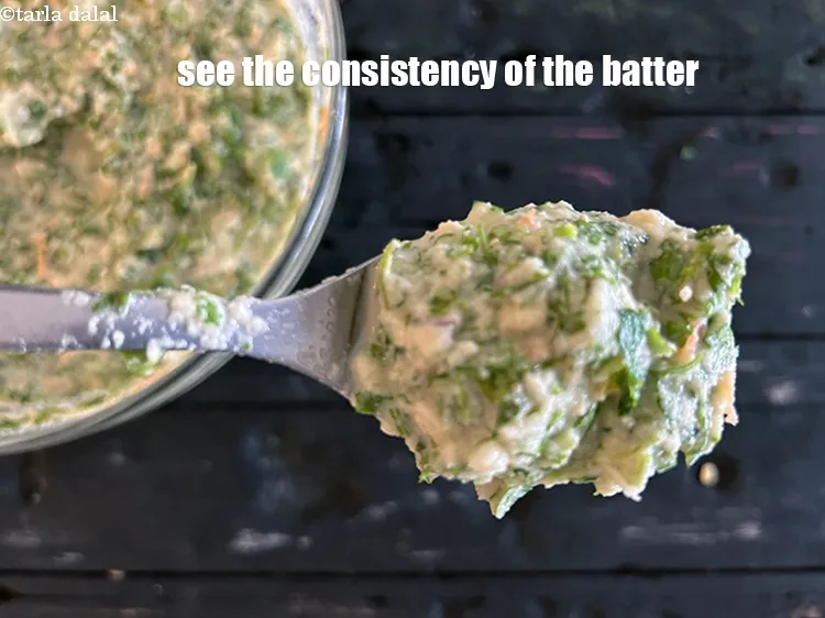 Step 28 – See the consistency of the batter.&nbsp;