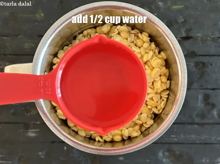 Step 14 – Add 1/2&nbsp;cup water.