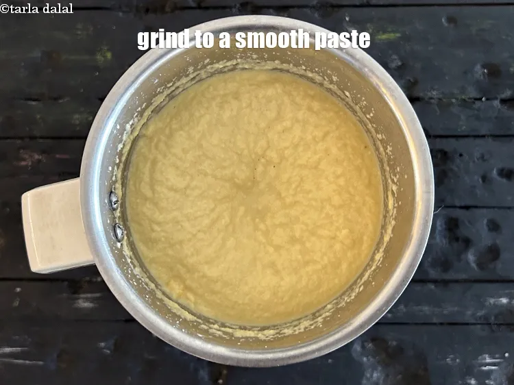 Step 15 – Grind to a smooth paste.