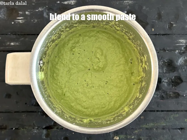 Step 13 – Blend in a mixer to a smooth paste.