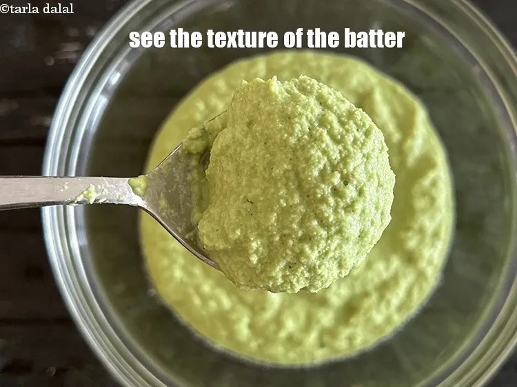 Step 15 – See the texture of the batter.