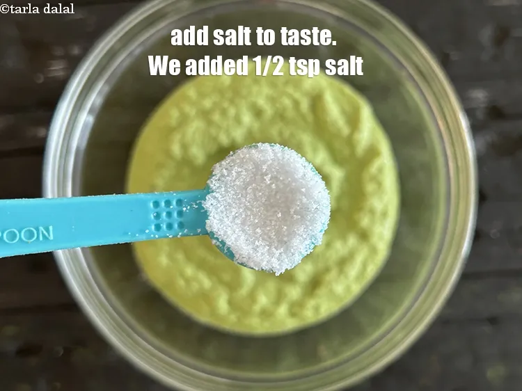 Step 16 – Add salt to taste. We added 1/2&nbsp;tsp salt.