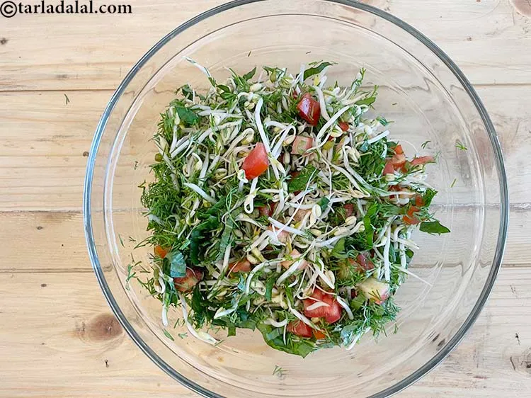 Step 13 – Toss well.