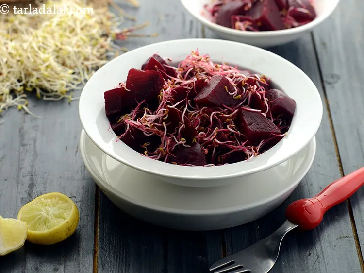 स्टेप 12 – यदि आप <strong>बीट और स्प्राउट का सलाद रेसिपी | हेल्दी …