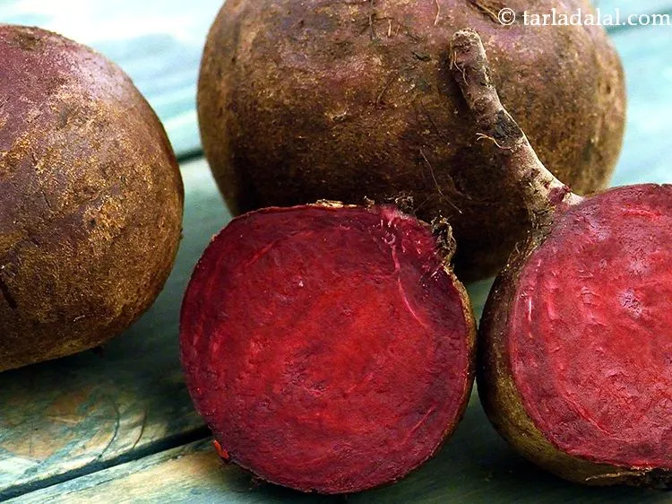 Step 9 – Select beetroots which are firm and small with fresh greens attached (if available in your …