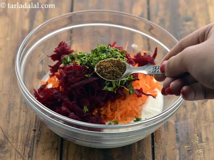 Step 22 – Add cumin seeds powder to it. Called as jeera powder it gives an additional flavour …