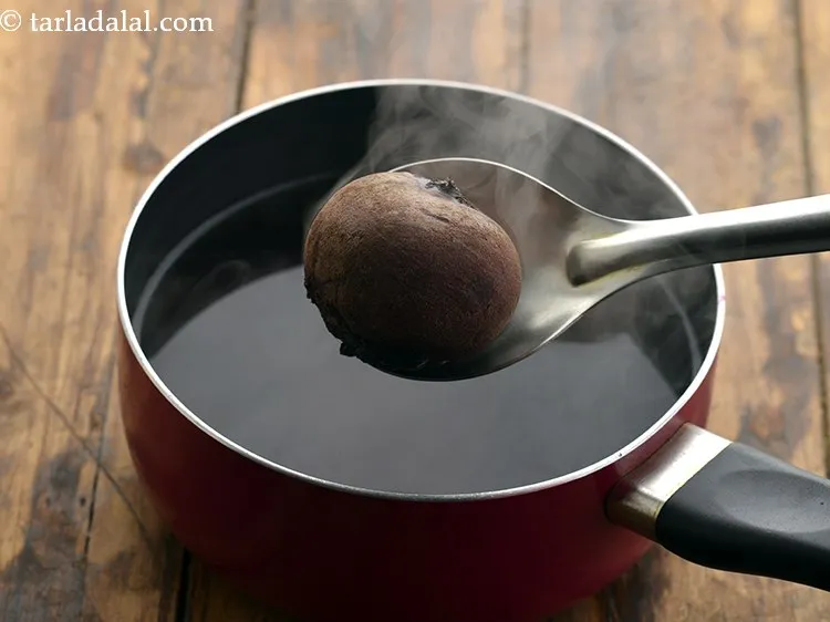 Step 10 – Boil a vesselful of water and cook the beetroot in it till soft. Boil 2 …