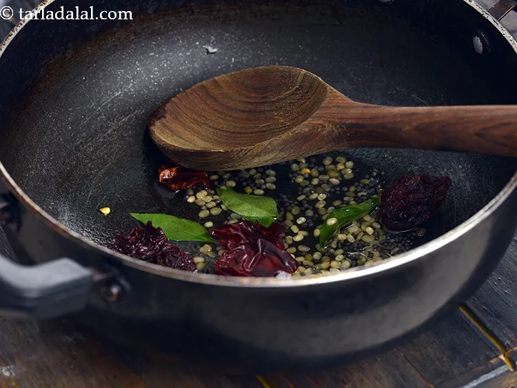 Step 27 – Saut&eacute; on medium flame for a few seconds.