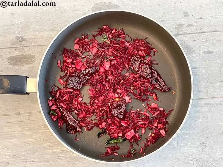 Step 19 – Saut&eacute; on a medium flame for 4 to 5 minutes