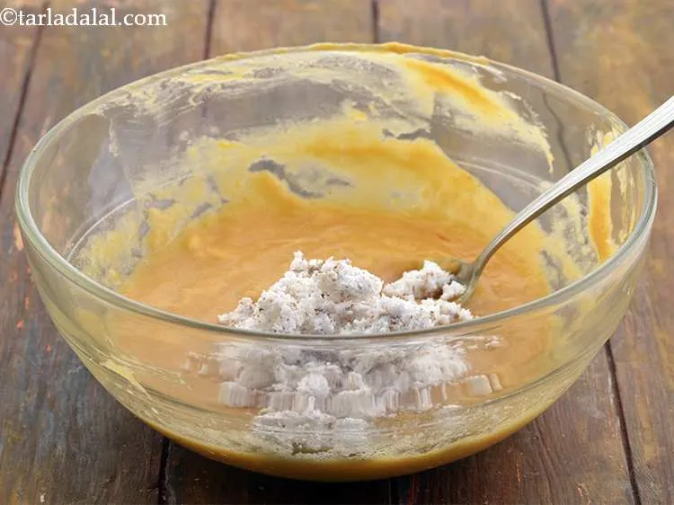 Step 10 – Add the grated coconut for the desired mouthfeel.