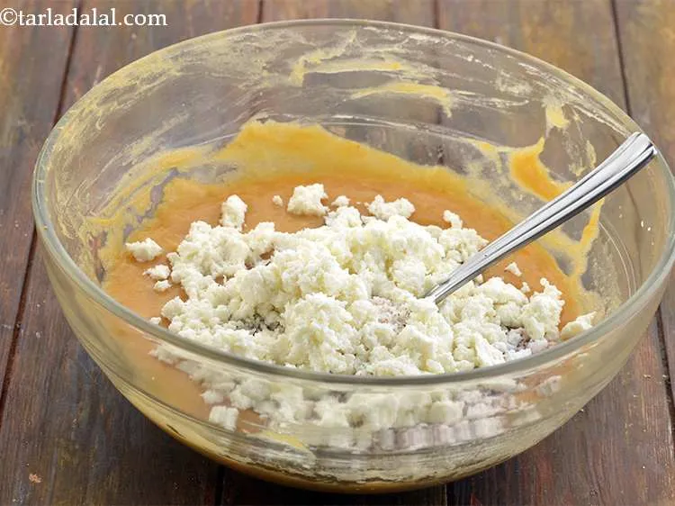Step 11 – Add grated paneer or Chenna. Chenna is an essential part of Odia cuisine and is …
