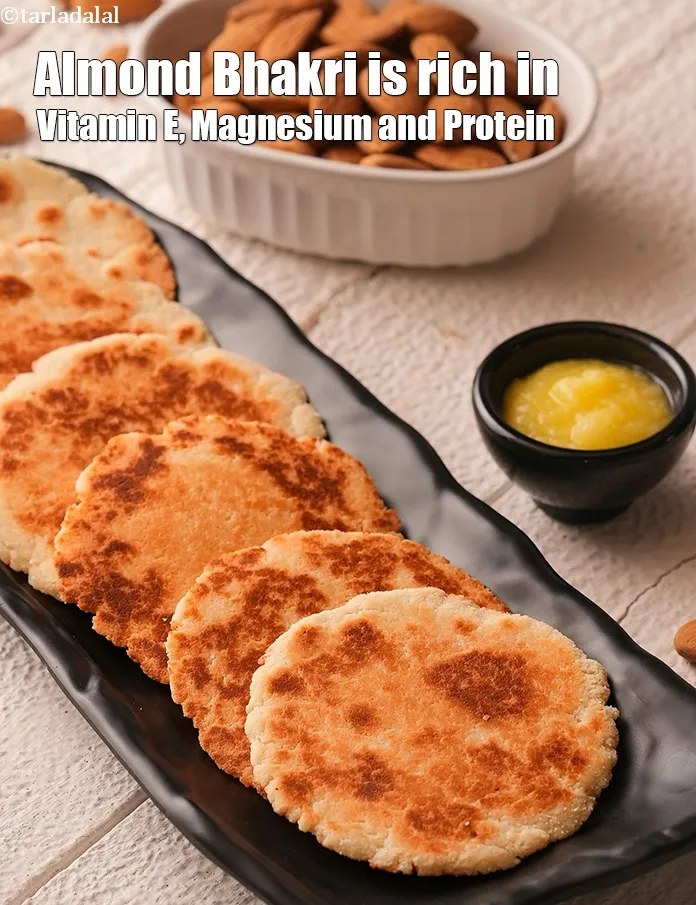 Step 28 – <strong>Almond Bhakri is rich in below macronutrients, vitamins and minerals given in descending&nbsp;order (highest to …