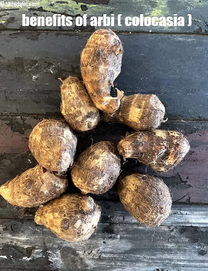 Step 4 – <strong>Benefits of&nbsp;Colocaisa, arbi, taro root:&nbsp;</strong>Colocasia, also called taro root is a starchy vegetable with nutty …