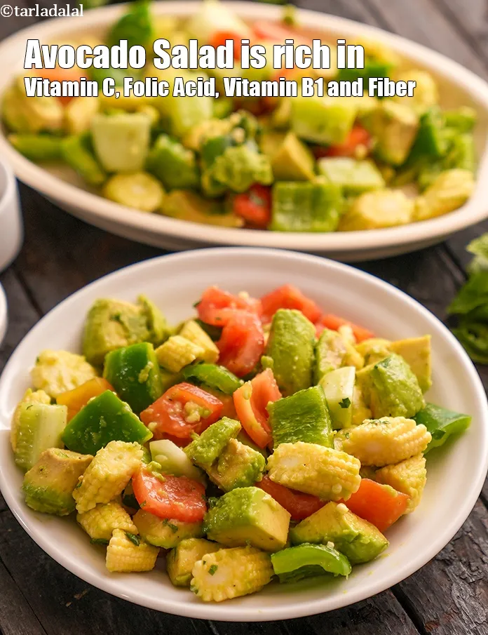स्टेप 23 – <strong>एवोकाडो सलाद<strong> </strong>में</strong><strong> </strong><strong>यह</strong><strong> </strong><strong>अधिक</strong><strong> </strong><strong>होता</strong><strong> </strong><strong>है।</strong><strong>&nbsp;</strong><strong>मैक्रोन्यूट्रिएंट्स</strong><strong>, </strong><strong>विटामिन</strong><strong> </strong><strong>और</strong><strong> </strong><strong>खनिज</strong><strong> …