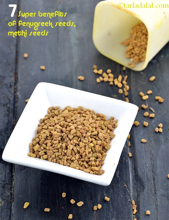 Step 9 – <meta charset="UTF-8" /><strong>&nbsp;<a href="https://www.tarladalal.com/recipes-for-Diabetic-Recipes-370" target="_blank">Diabetes</a>&nbsp;Control:</strong>&nbsp;1 tsp of fenugreek seeds soaked overnight and consumed early in …