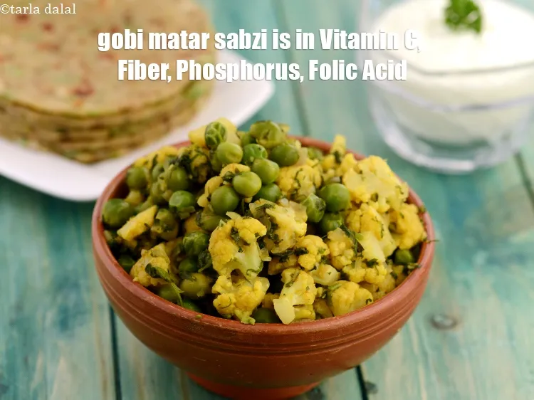 Step 36 – <meta charset="UTF-8" /> <strong>Gobi matar sabzi&nbsp;is rich in&nbsp;Vitamin C,&nbsp;Fiber,&nbsp;Phosphorus,&nbsp;Folic Acid.</strong> <ol> <li><strong>Vitamin C&nbsp;</strong>: &nbsp;<a href="https://www.tarladalal.com/recipes-for-Vitamin-C-Rich-Indian-Recipes-804">Vitamin …