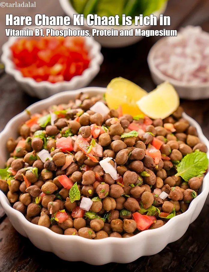 Step 26 – <strong>Hare Chane Ki Chaat&nbsp;is rich in below macronutrients, vitamins and minerals given in descending&nbsp;order (highest …