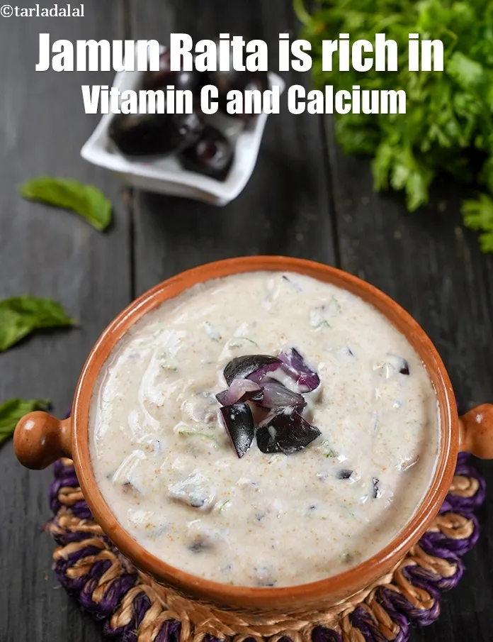 Step 16 – <strong>Jamun Raita&nbsp;is rich in below macronutrients, vitamins and minerals given in descending&nbsp;order (highest to lowest).&nbsp;</strong> …