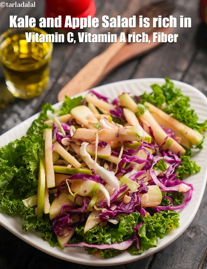 Step 30 – <strong>Kale and Apple Salad&nbsp;is rich in below macronutrients, vitamins and minerals given in descending&nbsp;order (highest …