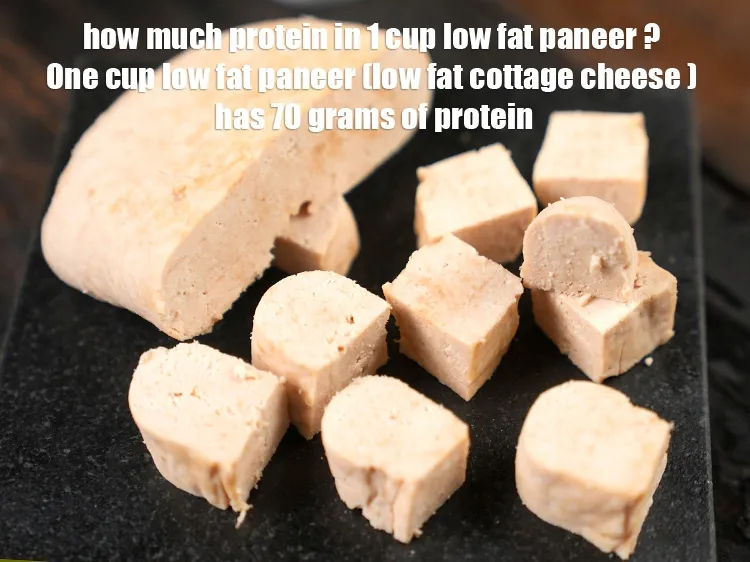 Step 26 – how much protein in 1 cup low fat paneer ? One cup low fat paneer …